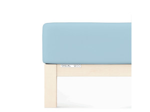 ECO Cotton Fitted sheet, Jersey - LIGHT BLUE