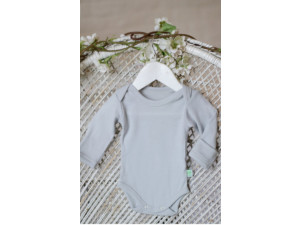 DISCOUNT / ECO Merino children body - GREY / size 74/80