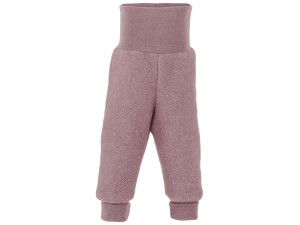 ECO Merino Baby's pants, fleece - PINK - size 50 to 92