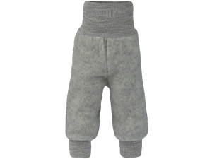 ECO Merino Baby's pants, fleece - GREY - size 50 to 92