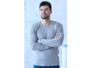 BIO Merino Mens´s shirt - GREY - size XS to 3XL