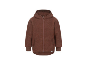 ECO Merino Children's jacket - CINNAMON BROWN - size 116 to 140