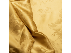 ADA GOLD Silk fitted sheet - Jacquard Thicker silk / 31 momme (mm)