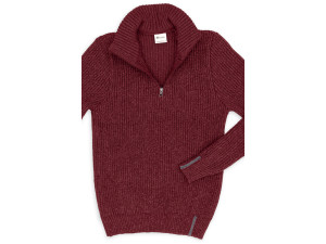ECO Merino Silk Women's sweater - RED