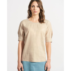 Women's Shirt, Long sleeves, Hemp, Cotton DH673 - REEF S
