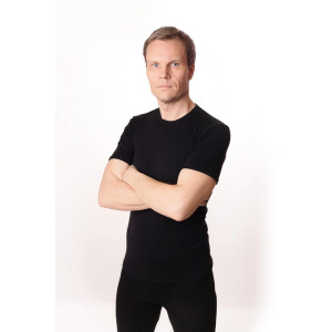 BIO Merino Mens´s shirt - BLACK - size XS to 3XL