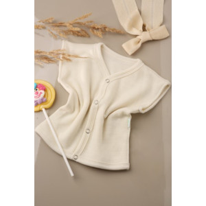 BIO Merino Baby´s vest - NATURAL -  size 56 to 116