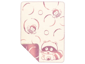 ECO Cotton Children's blanket, 75 x 100 cm - PURPLE