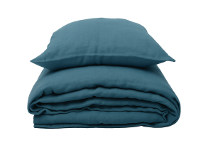 Linen bedding, prewashed - PACIFIC BLUE / CUSTOM