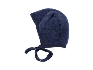 ECO Merino Baby's cap, fleece - BLUE - size 50 to 86