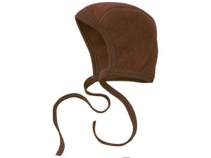 ECO Merino Baby's cap, fleece - CINNAMON - size 50 to 86