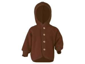 ECO Merino Children's jacket - CINNAMON BROWN - size 50 to 116