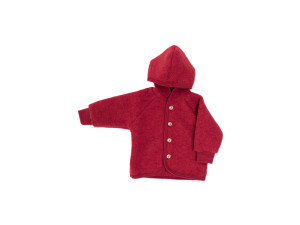 ECO Merino Children's jacket - RED - size 50 to 116