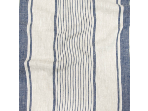 Linen Fabric - BLUE Prewashed - 265 g/m2, width 145 cm  