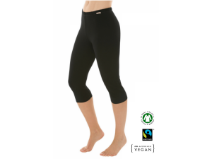 ECO Cotton Women capri leggings /bodyfit