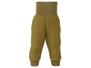 ECO Merino Baby's pants, fleece - YELLOW - size 50 to 92