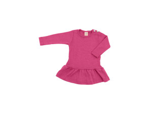 ECO Merino Silk Baby's tunic - PINK - size 62 to 116