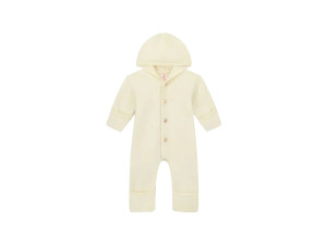 ECO Merino Baby's overall, fleece - NATURAL - size 50 to 68