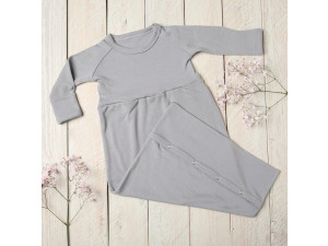 ECO Merino children´s sleeping bag - GREY -  size 0 to 4 years