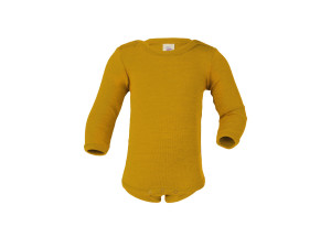 ECO Merino Silk Babys's body - YELLOW - size 50 to 104