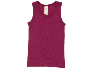 ECO Merino Silk Childrens's shirt - RED