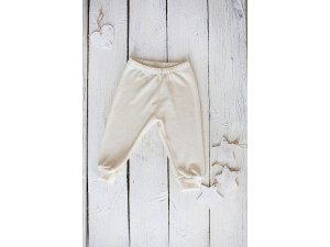 ECO Merino Children´s pants with feet - NATURAL - size 56 to 92